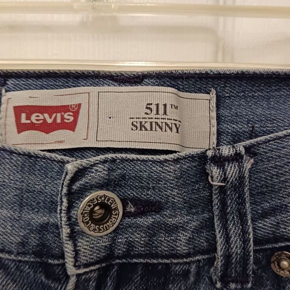 Vintage Levi's 511 Skinny Jeans Size 27x27 - Picture 2 of 6